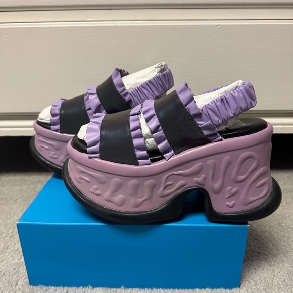 Angelica Harriet Platform slingback Sandals - Picture 3 of 5